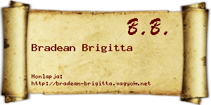 Bradean Brigitta névjegykártya